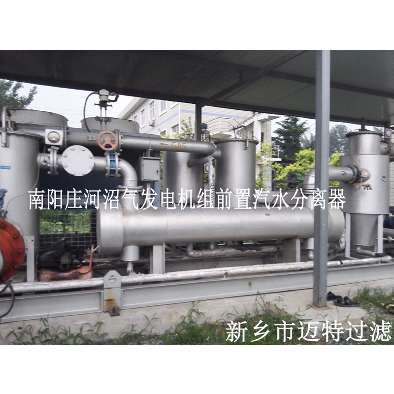 河南南陽垃圾沼氣發電廠燃燒機前氣體處理模塊，